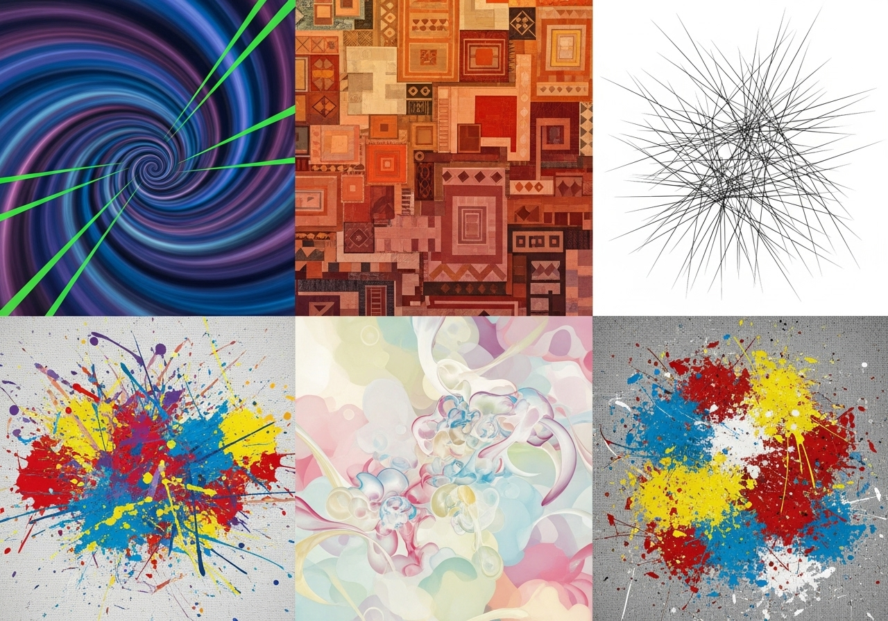 Data points on top of landscape